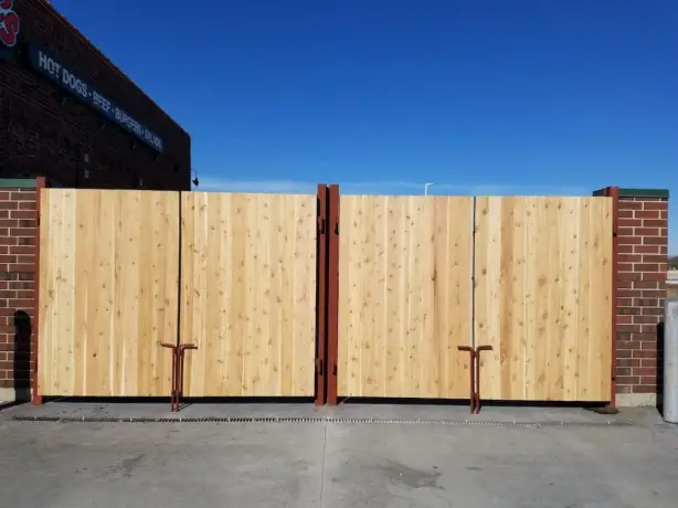 Fabricated Dumpster Gates