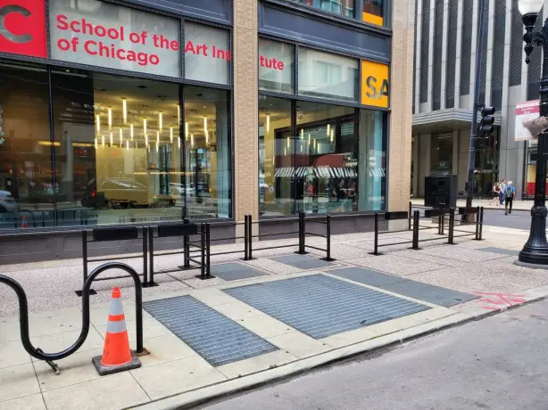 Railing at Chicago Art Institute – Welding and Fabrication